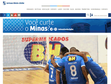 Tablet Screenshot of minastenisclube.com.br